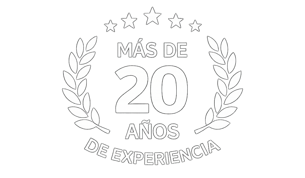 Más de 20 años de experiencia